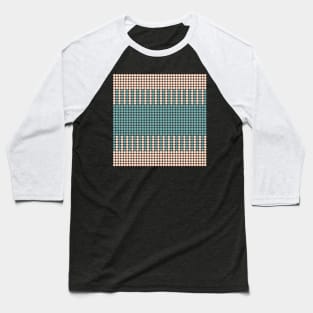 Green and Orange Dots Pattern Baseball T-Shirt